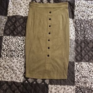 NWT Guess Suede Pencil Skirt